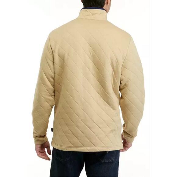 NWT Crown & Ivy Quilted Stand Collar Pullover L - Picture 8 of 8